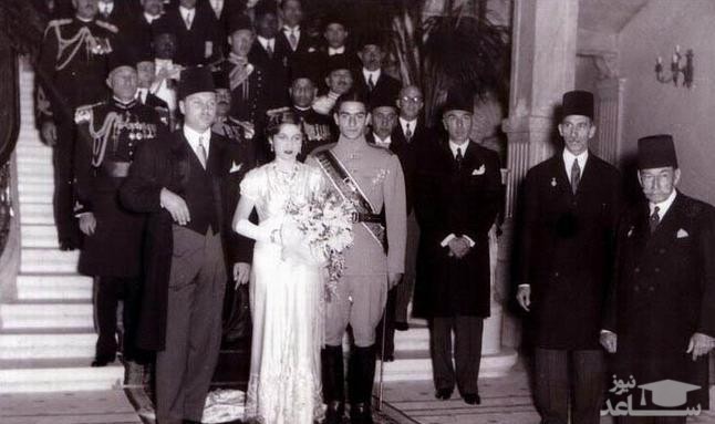 عروسی فوزیه و محمدرضا شاه پهلوی