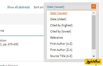 نتایج جست و جو اسکوپوس