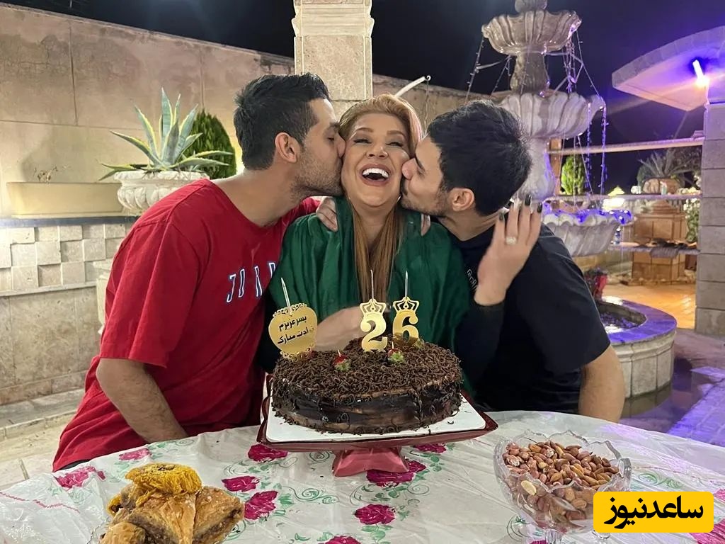 تدارک جشن تولد مجلل نسرین مقانلو بازیگر خوب کشورمان برای پسرش ارشیا بر سر خانه ابدی اش! جیگر آدم آتیش میگیره