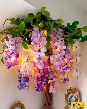 خلاقیت مشاغل ؛ ابتکار منحصربفرد و ترفند خلاقانه، با چند ابزار ساده، گل ویستریایی بساز که از گل واقعی زیباتره؟واقعاً شگفت‌انگیزه!👌😍+ویدیو