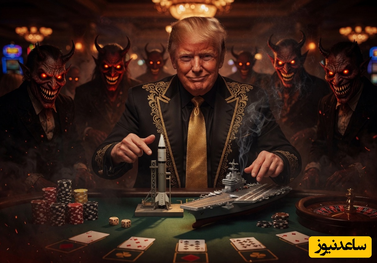 بازی با باروت در کازینوی سیاست؛ وقتی ترامپ «جنگ» را با «قمار» اشتباه می‌گیرد/ خیمه‌شب‌بازی سیاسی ترامپ سوژه تمسخر پرویز پرستویی شد+فیلم