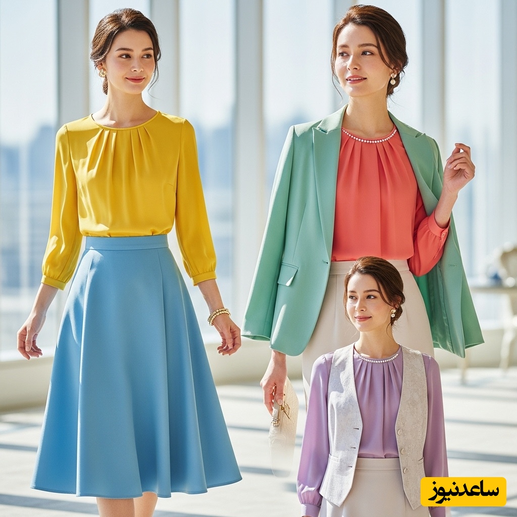 شومیز و لایه‌بندی با کت یا جلیقه