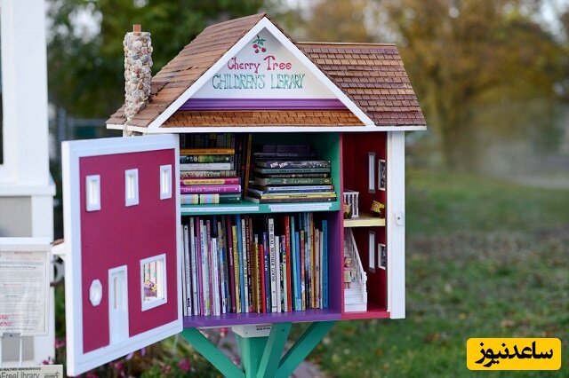 خلاقیت منحصر به فرد شهرداری خرم آباد با ایجاد کتابخانه کوچک خیابانی رایگان/ دست مریزاد+عکس