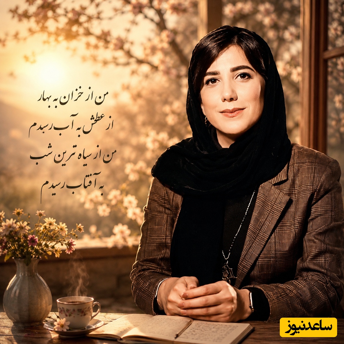 اگر دلتنگی، این روزها امانت را بریده، این دکلمه‌ی باران نیکراه آینه‌ی تمام‌نمایِ حالِ توست / من از خزان به بهار از عطش به آب رسیدم + ویدئو