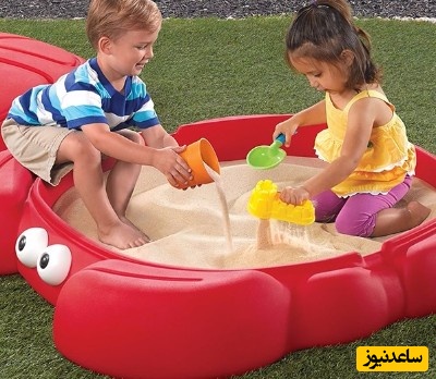 بازی با خاک بچه ها