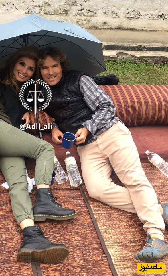 همزمان با گنده گویی رضا پهلوی برای اغتشاش در چهارشنبه سوری عکس جدیدی از همسرش و معشوقه او لو رفت