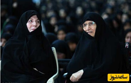 خانواده پزشکیان و خانواده امام خمینی در حرم امام 