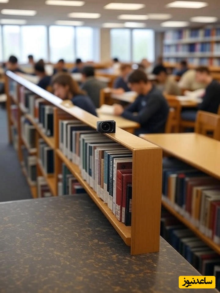 دوربین مخفی دانشگاهی | حرکت غیرمنتظره دانشجو وسط سکوت کتابخانه، همه را شوکه کرد! + فیلم