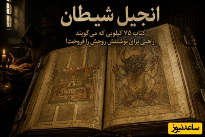 «انجیل شیطان»؛ راهبی که برای نجات جانش روح خود را فروخت و کتابی 75 کیلویی خلق کرد!