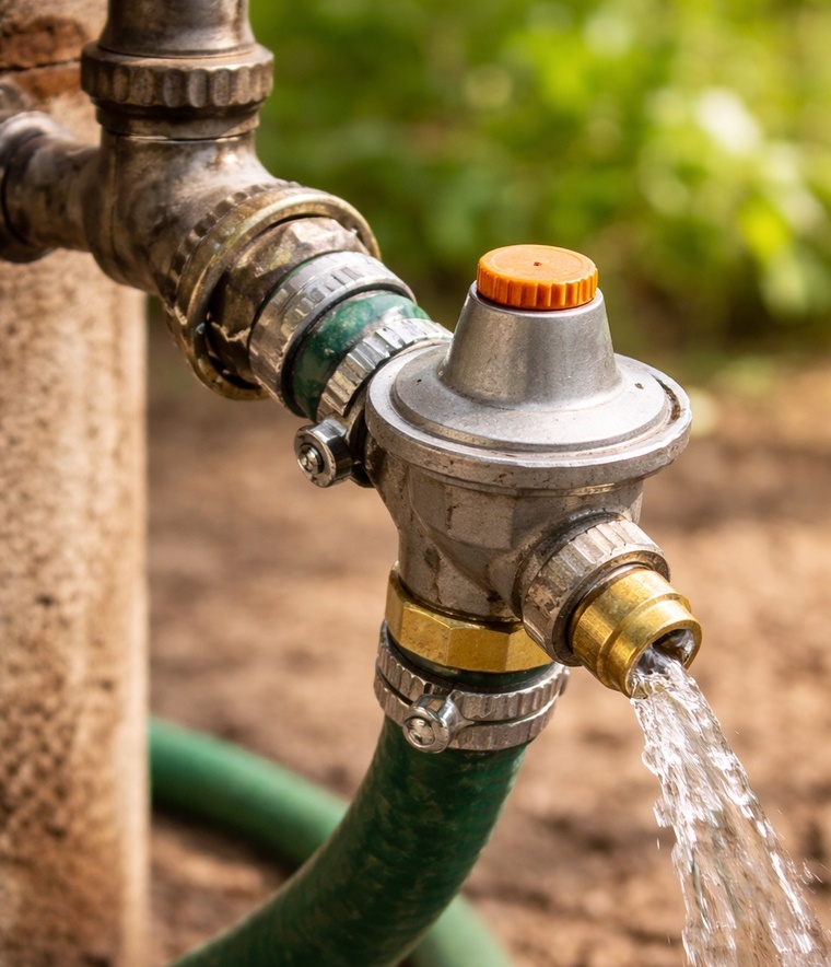 خلاقیت تحسین برانگیز کشاورز ایرانی در آبیاری ویژه با سیستم مهندس معکوس دست ساز، شاهکاریه برای خودش+ فیلم