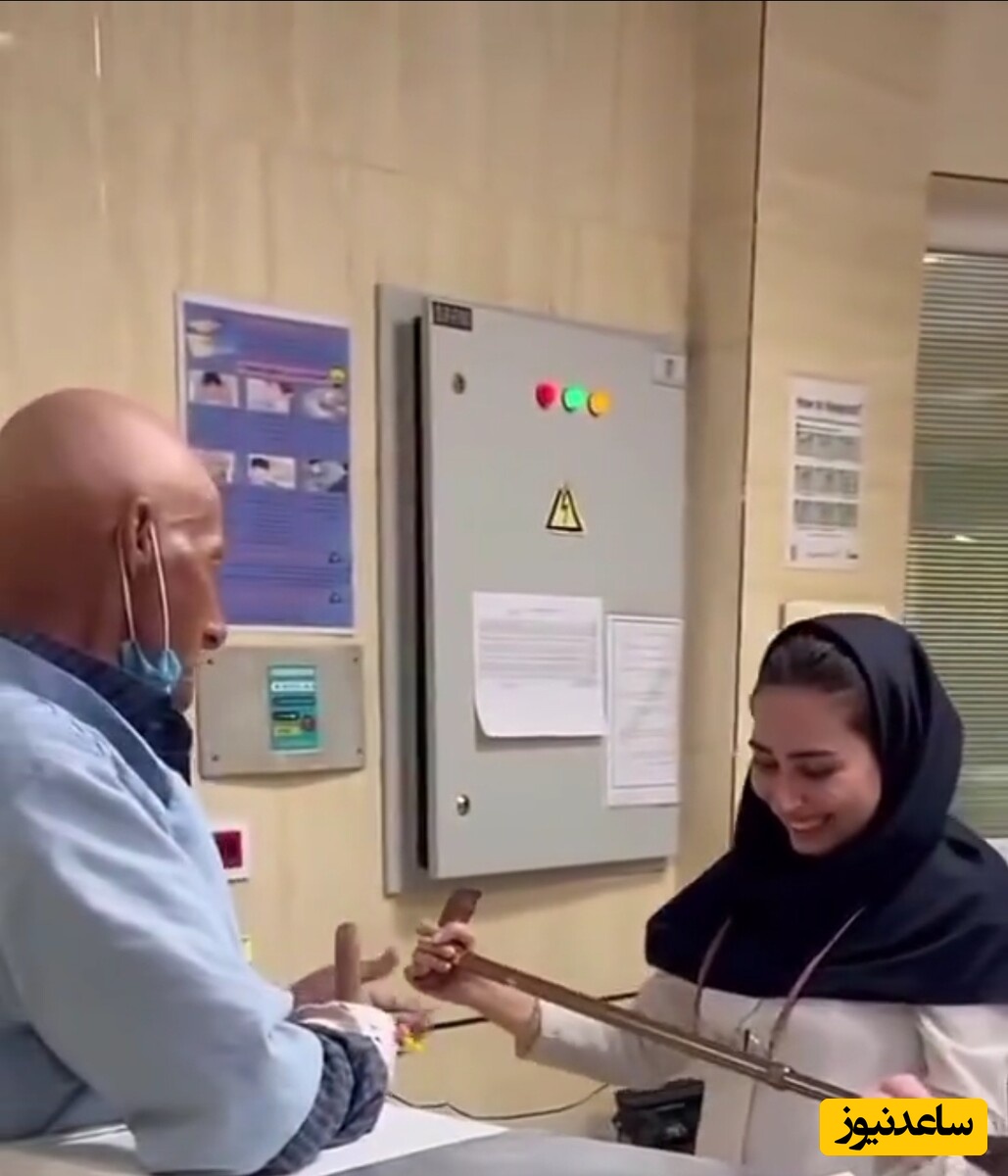 مهربانی را جار بزنیم! این بار پرستار مهربان ... + فیلم