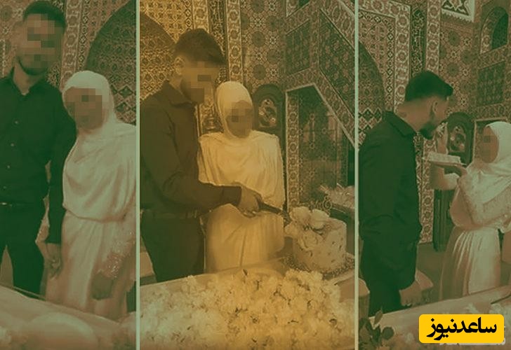 برگزاری جشن عروسی لاکچری عروس و داماد جوان در مسجد جنجال به پا کرد +فیلم