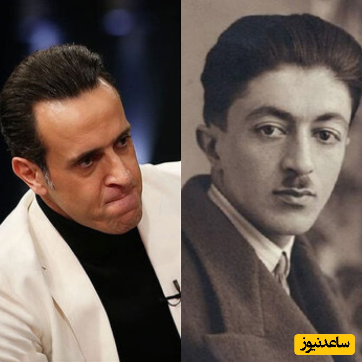 تطهیر یک خائن با اعتبار نویسنده؛ مقایسه مضحک علی کریمی با صادق هدایت +فیلم