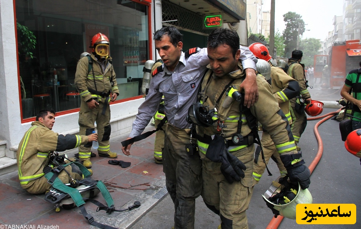 قهرمانان بی نام و نشان وطن در روزهای جنگ این شکلی بودند +فیلم/ آتش نشان عزیز مچکریم