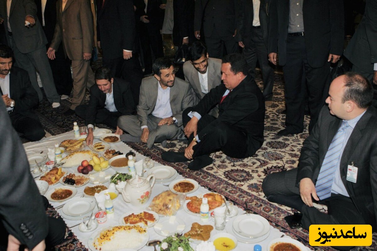احمدی نژاد و هوگو چاوز