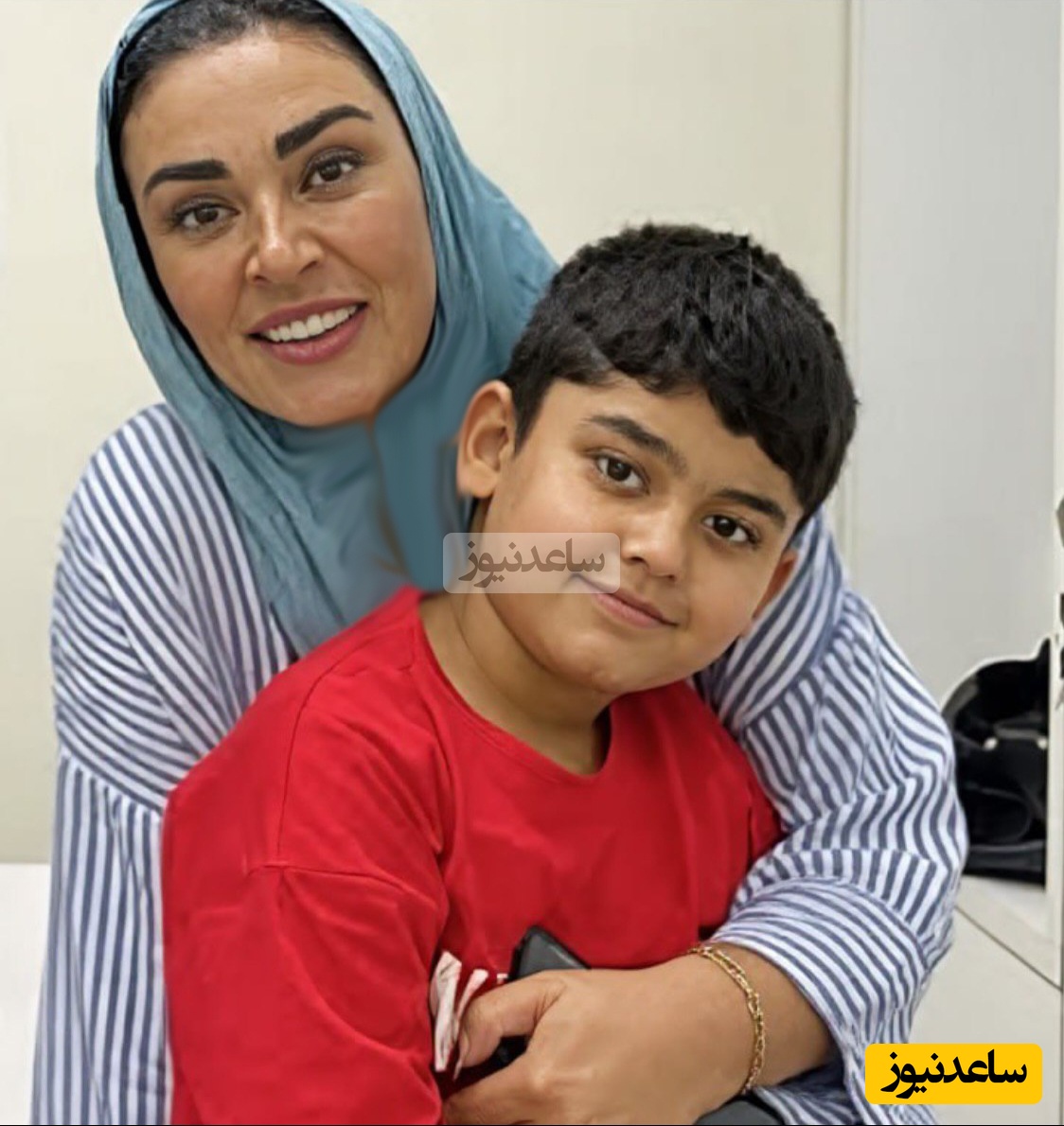 زیبا بروفه و پسرش