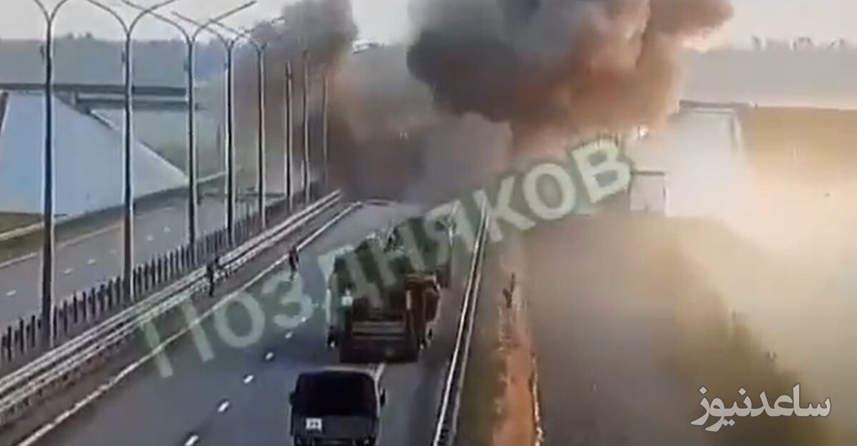 لحظه انفجار کاروان واگنرها در حمله هوایی ارتش روسیه +ویدئو