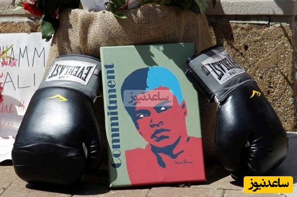 بوکسور معروف آمریکایی با کت و شلوار و کراوات در صف نماز جمعه تهران دیده شد/ همسر سوم ایشون هنرپیشه معروفی بود+عکس