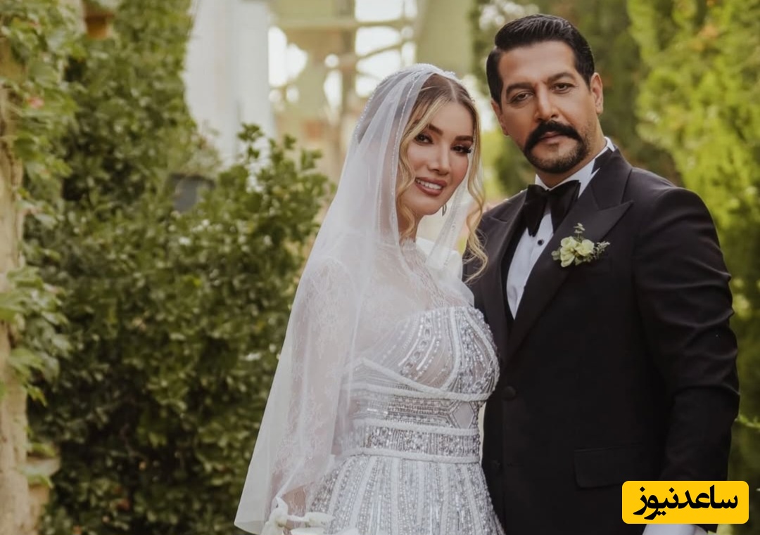 خوش‌سلیقه مثل متین ستوده در انتخاب دسته گل عروسِ اروپایی و لاکچری برای مراسم ازدواجش با کامران تفتی؛ ترکیب ارکیده و رز سفید+عکس