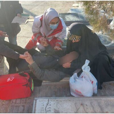 تصویرى از ملیکا حسینى، امدادگر شهید هلال احمر در حادثه گلزار شهداى کرمان