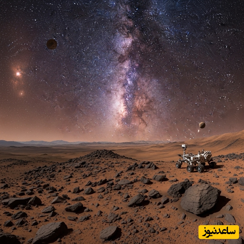 (ویدئو) تصاویری خیره‌کننده از آسمان شب 225 میلیون کیلومتر دورتر؛ ستاره‌ها از مریخ چه شکلی‌اند؟