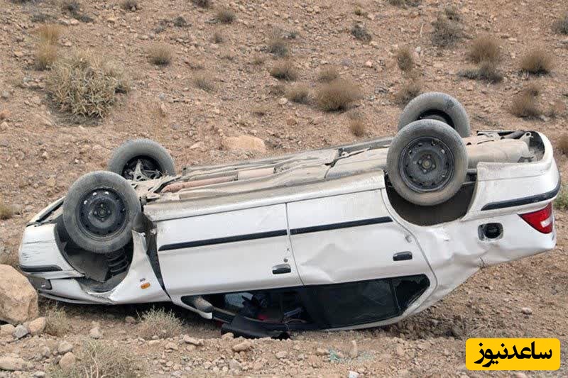 یک فوتی و سه مجروح در واژگونی سمند در جاده سرچم  اردبیل