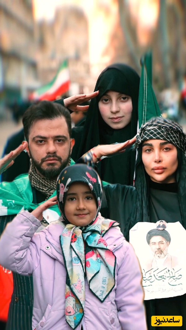 ببینید | همه ایران امروز به احترام ایران خبردار ایستاده است / بسوز ای سعی باطل این پرچم نمی‌سوزد