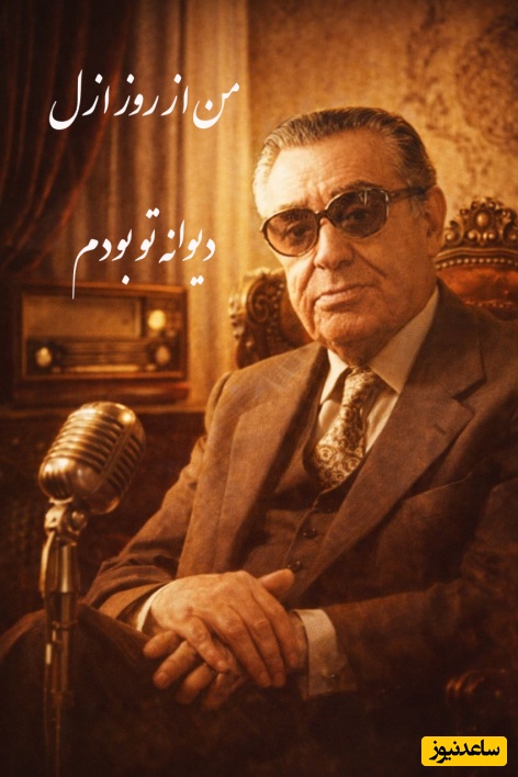 (ویدیو) یادی کنیم از اجرای روح‌بخش و احساسی تصنیف «من از ازل دیوانه تو بودم» رهی معیری توسط بلبل خوش‌نوای موسیقی ایران، استاد غلامحسین بنان