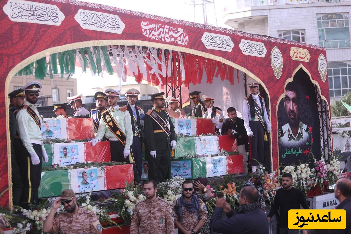 عکس متفاوت فاینانشال تایمز از رستاخیز وطن پرستی در مراسم تشییع شهدای اقتدار در تهران