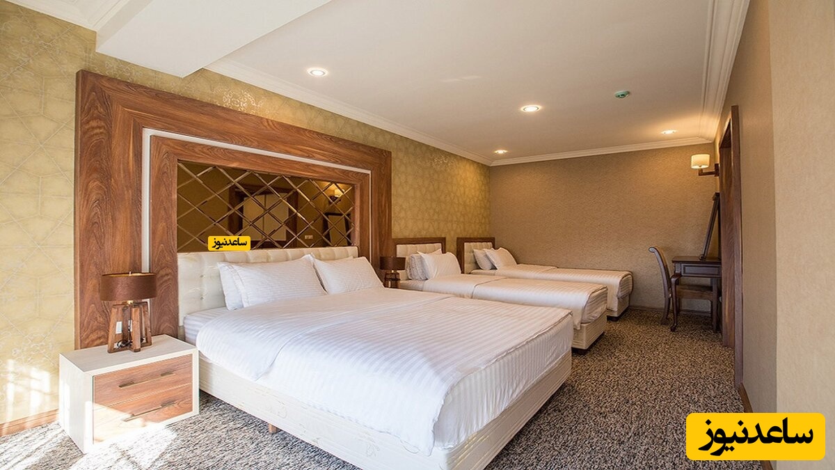 اتاقی جذاب در هتل رسپینا