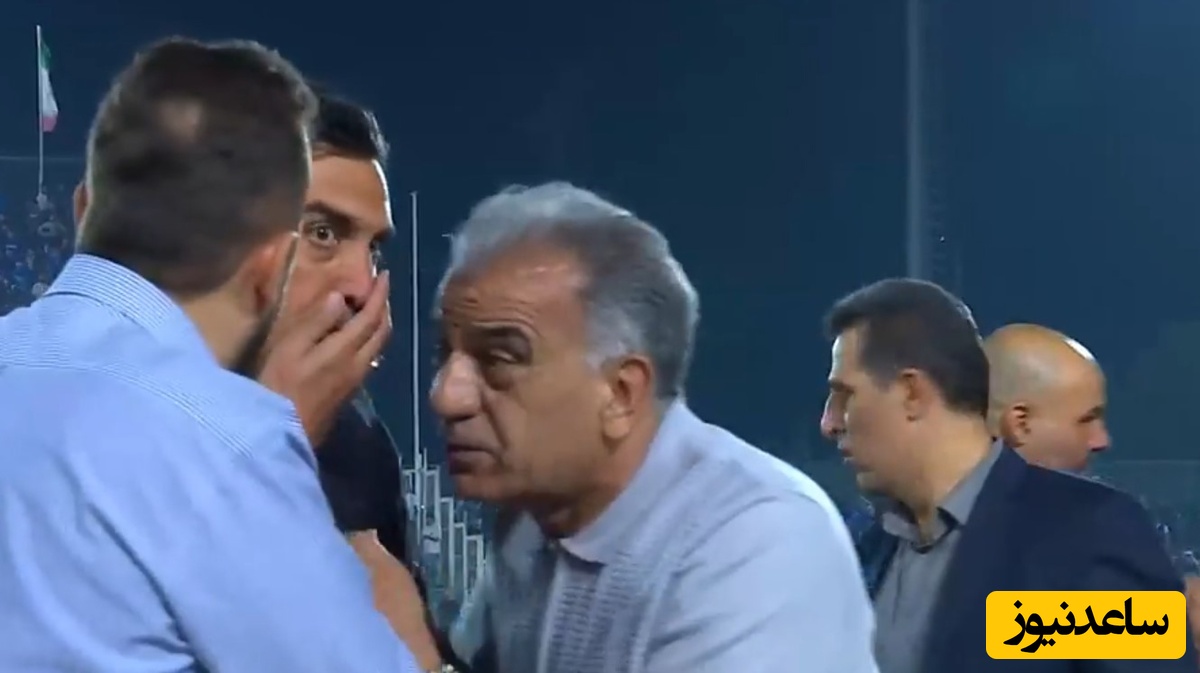 حمله مهدی رحمتی به سمت نیمکت استقلال