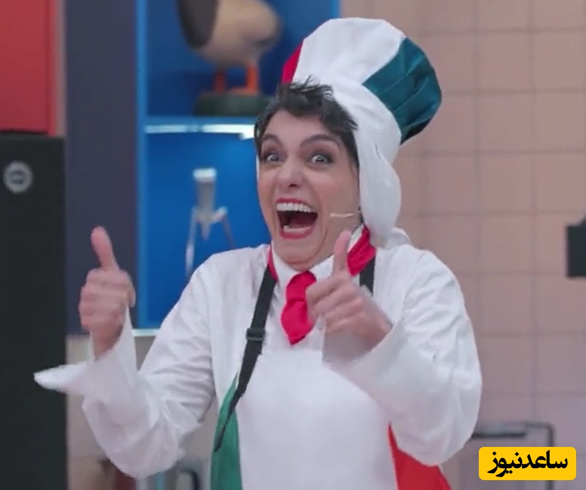 خنده‌‎های شیرین الیکا عبدالرزاقی در شفرونی وقتی بهش میگن شبیه گلابی هستی😂/ فقط تشبیه عباس محبوب به نیما شعبان‌نژاد و جواد خواجوی