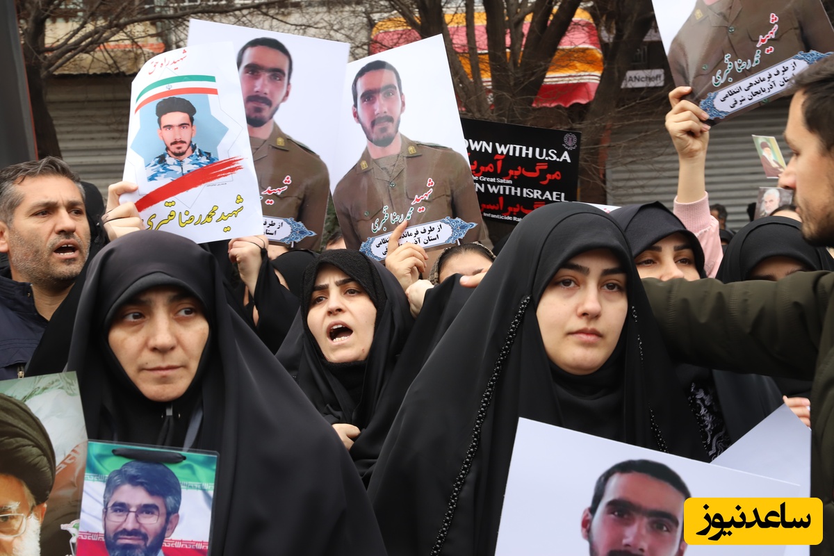 آیین تشییع پیکرهای مطهر شهدای اقتدار آذربایجان شرقی