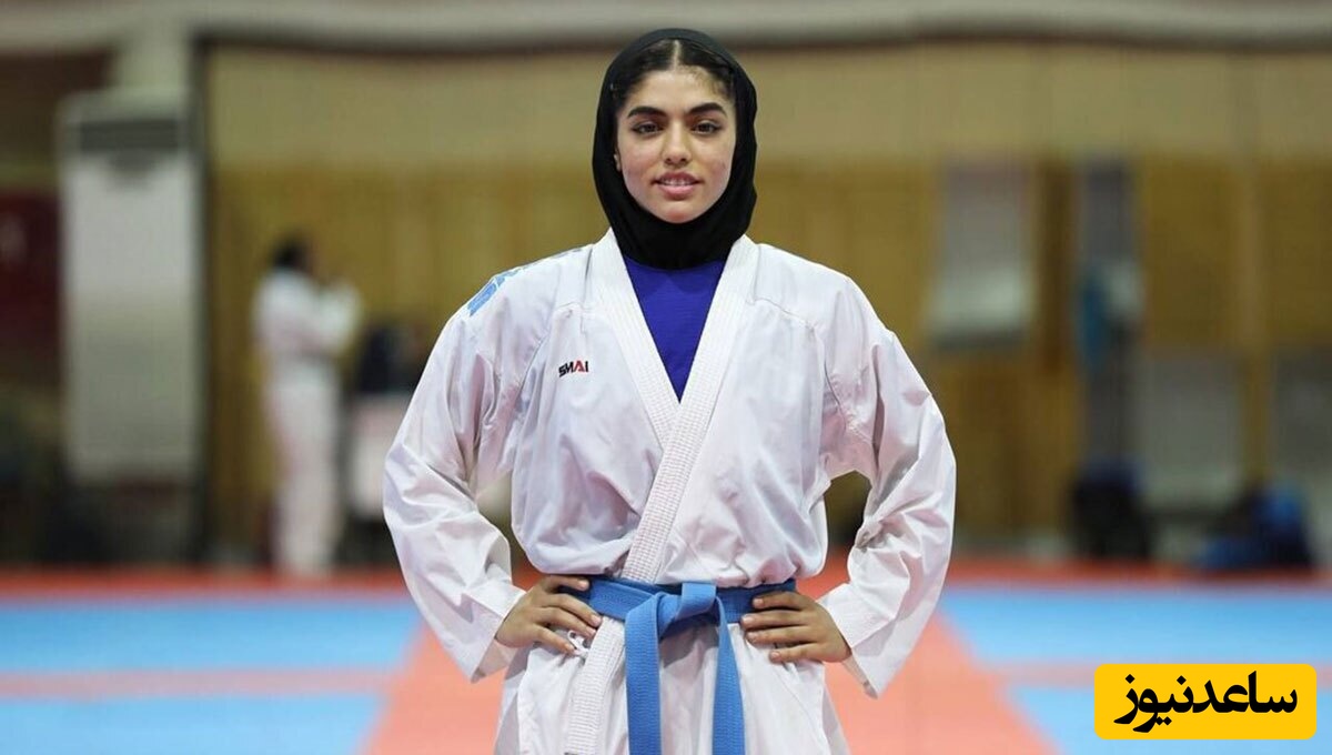 قاب امروز؛ فاطمه سعیدآبادی، دختر قهرمان ایرانی با یک فیگور ورزشی عاشقانه+عکس