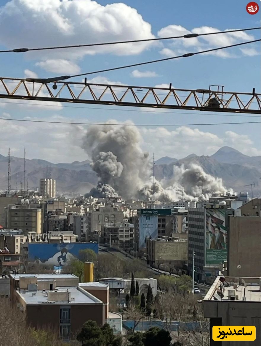 عکس بمباران تهران در جنگ 40 روزه از بالکن خانه سولماز غنی