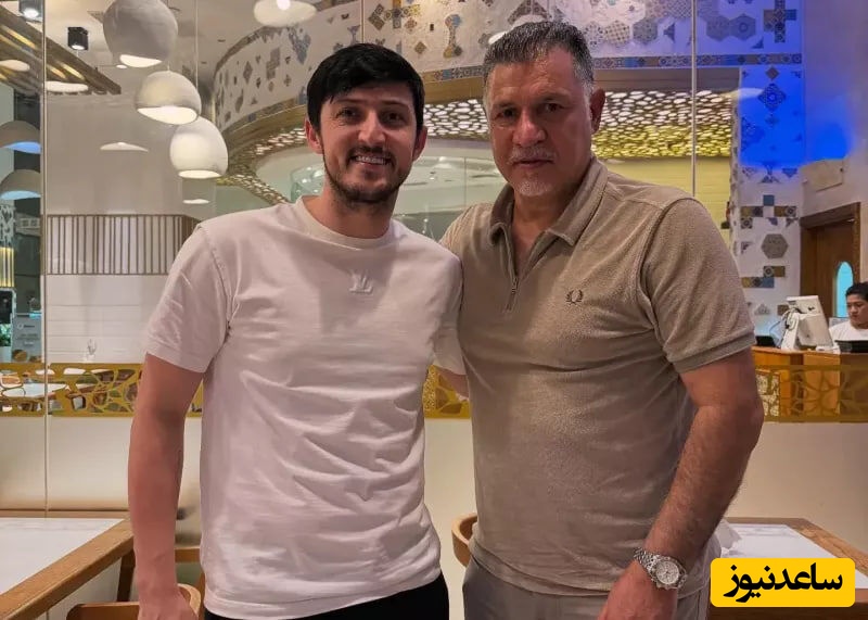 تجدید دیدار علی دایی با سردار آزمون و سعید معروف، جادوگر والیبال در امارات+عکس