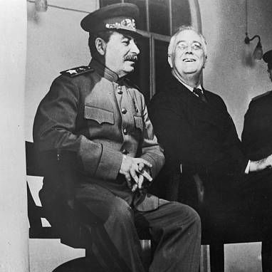 جوزف استالین و روزولت
