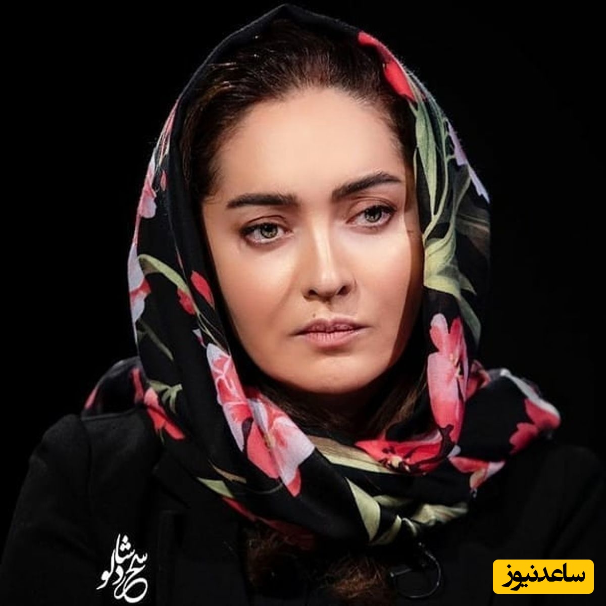 تیپ شیک مشکی نیکی کریمی بر روی فرش قرمز در برلین