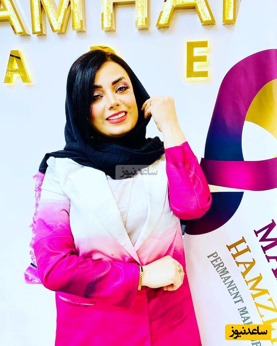 پوشش شیک صبا راد با دامن کوتاه در دبی