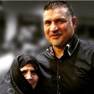 علی دایی و مادرش