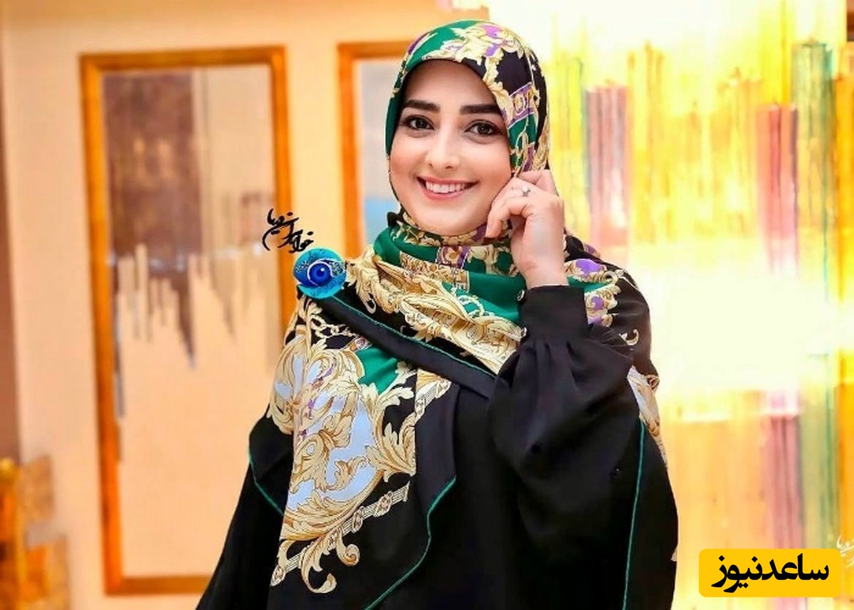 علاقه وافر ستاره سادات قطبی به گل و گیاه🌱حتی به گل توی تایر هم علاقه داره😁