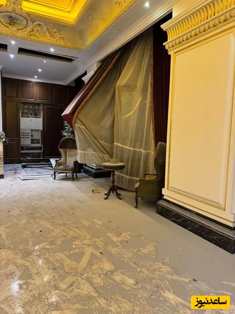 تازه‌ترین تصاویر از منزل علی شمخانی پس از حملات اسرائیل+ویدیو