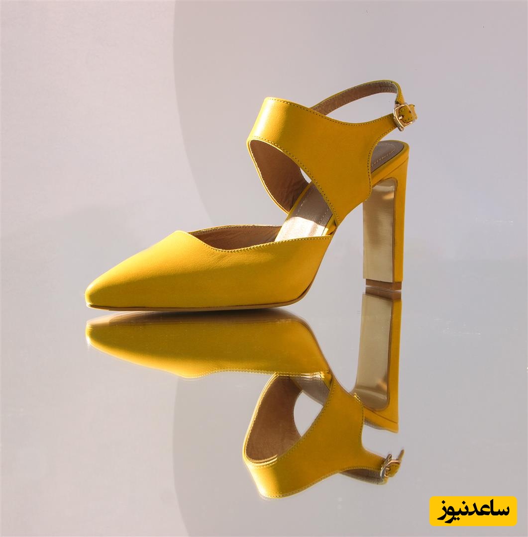 کفش مجلسی زرد