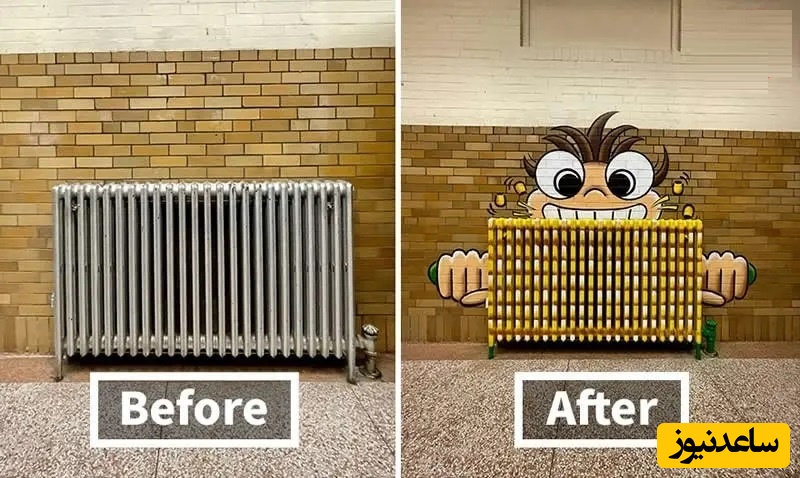 زنگ خلاقیت/ هنرمند خیابانی که اشیاء روزمره را به شخصیت‌های بامزه تبدیل می‌کند+ عکس