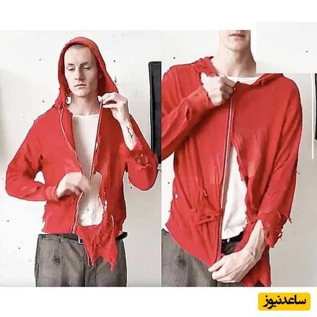 عجیب‌ترین ژاکت ترند امسال که توسط بالنسیاگا طراحی شد حسابی جنجال به پا کرد / از این به بعد لباس های پارتون رو دور نندازید که مد شده