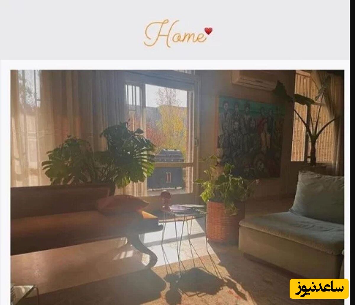 چیدمان منزل فرشته حسینی و نوید محمدزاده