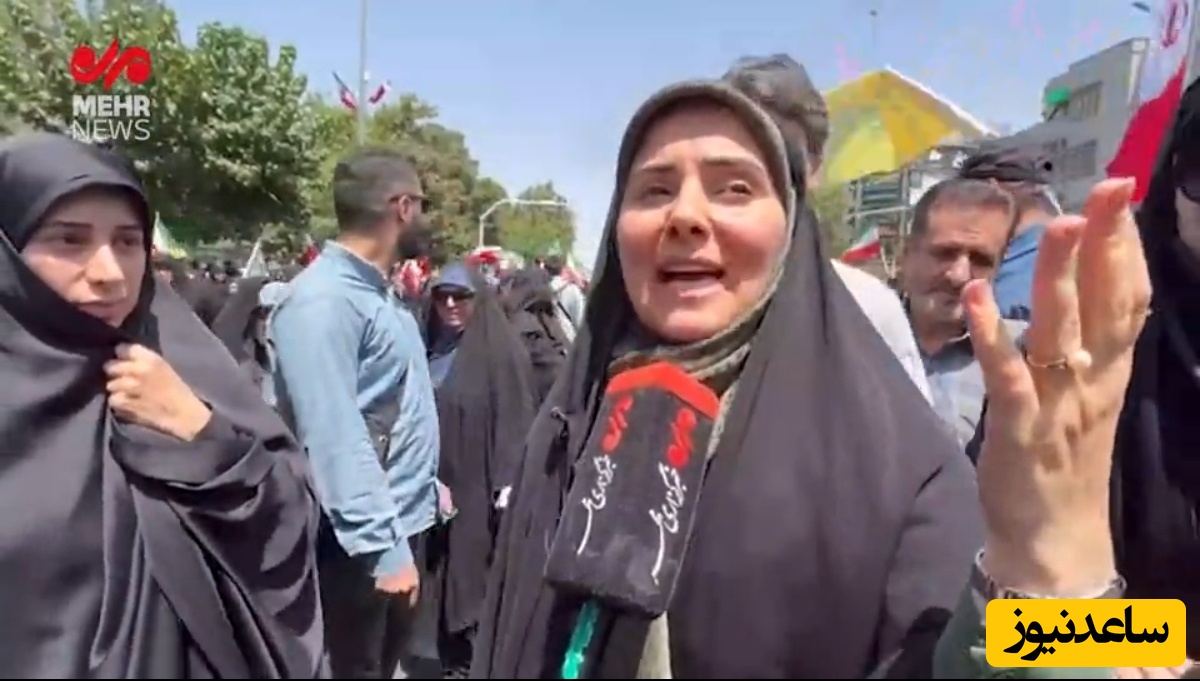 (فیلم) وزیر راه در راهپیمایی امروز تهران: اسرائیل قطعا شکست خواهد خورد / کسی از وزرای اسرائیل خبر داره؟ وزیر خانم ما وسط تهران کنار مردمشه...