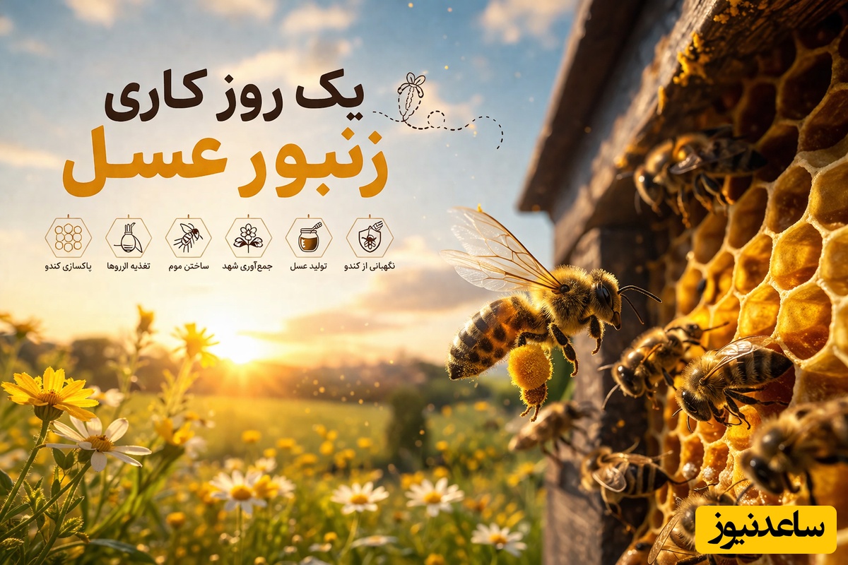 مستند حیات وحش روز؛ معجزه نظم در دنیای کوچک؛ فاش شدن اسرار زنبورهای عسل پس از سال‌ها!