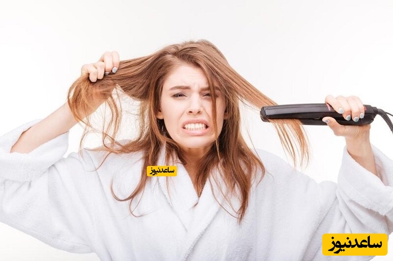 پوستر صاف کردن مو