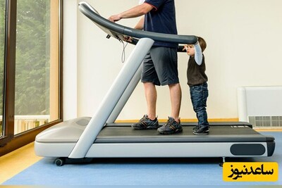 خلاقیت اقتصادی و خنده دار مرد ایرانی در ایجاد تردمیل در خانه بدون یک ریال هزینه+ویدیو/ مغز نیست که دریای طلای 24 عیاره😂